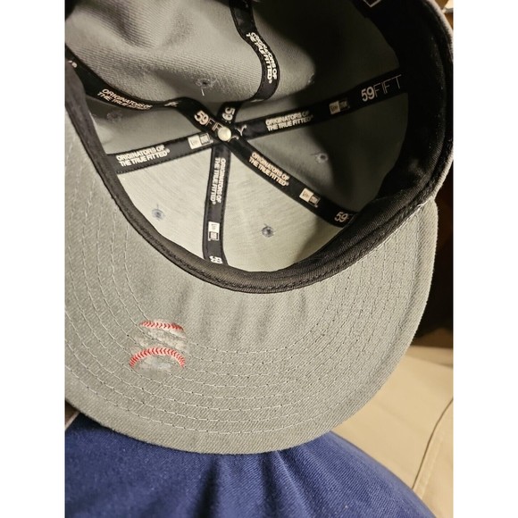 New Era 59FIFTY MLB Basic Grey Hat Chicago White Sox 7.5 (59.6cm) - Picture 11 of 12